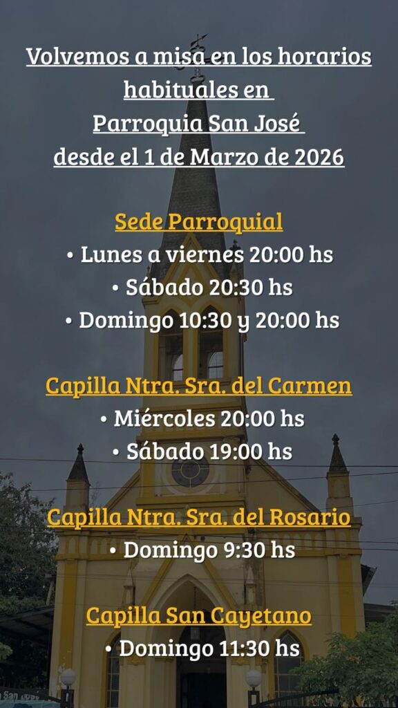 horarios 2026