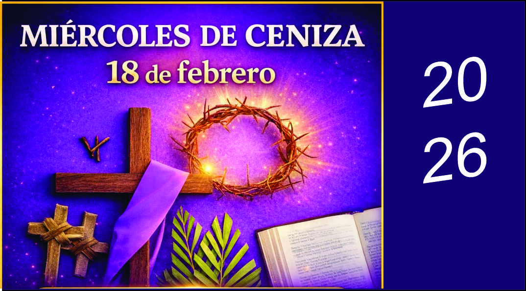 Iniciamos la cuaresma con el miércoles de ceniza, tiempo de conversión y preparación espiritual